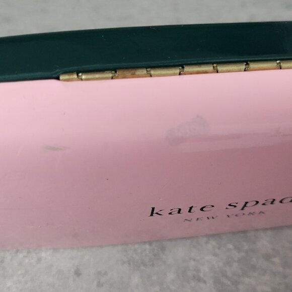 Kate Spade New York Pink and Green Hardshell Glasses Case - Picture 5 of 7